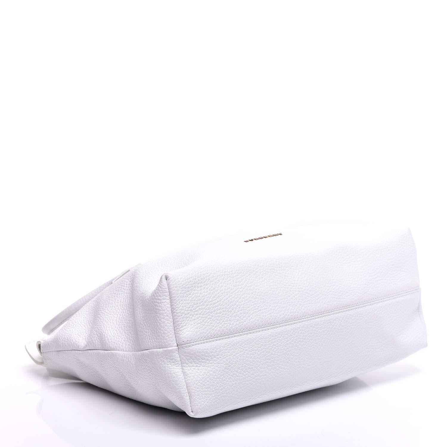 Burberry London Grainy Calfskin Medium Baynard Tote White 4 of 8