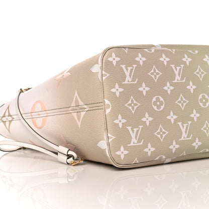 Louis Vuitton Monogram Giant Spring In The City Neverfull MM Sunset Kaki 7 of 8