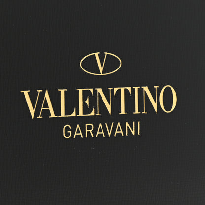 Valentino Garavani Grainy Calfskin Small Rockstud Alcove Top-Handle Flap Bag Black 9 of 9