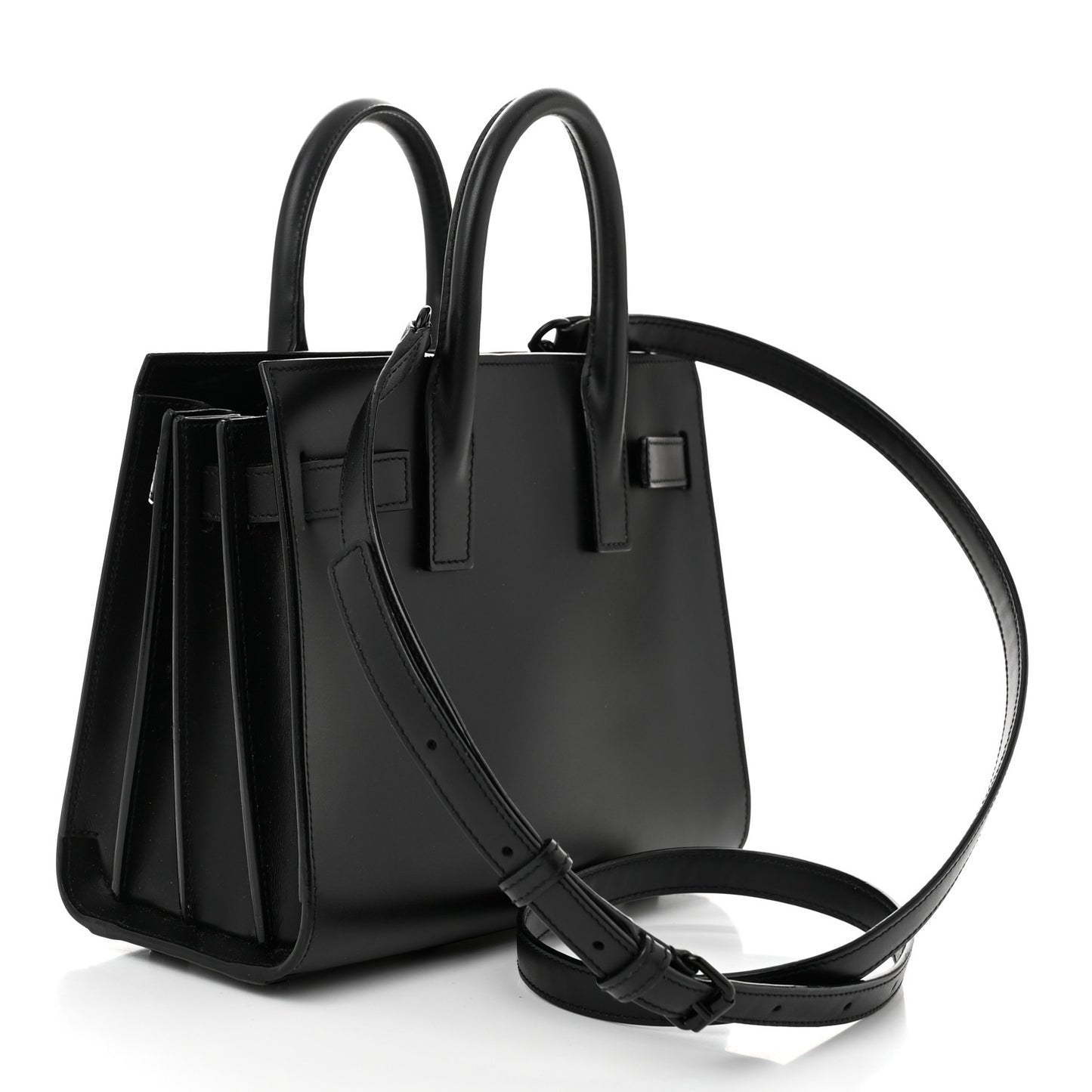 Calfskin Nano Sac De Jour Black
