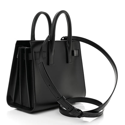 Saint Laurent Calfskin Nano Sac De Jour Black 3 of 9