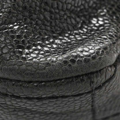 Chanel Caviar Quilted Medium Elastic Flap Black 11 of 16