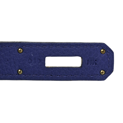 Hermes Togo Birkin 30 Bleu Electrique 7 of 12