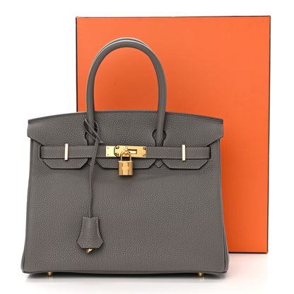 Hermes Togo Birkin 30 Etain 11 of 11