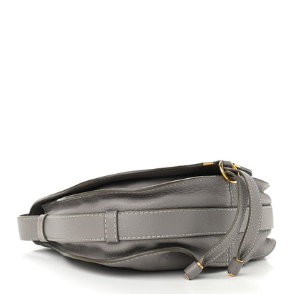 Chloe Calfskin Medium Marcie Round Crossbody Bag Cashmere Grey 4 of 12