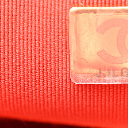 Chanel Tweed Quilted Medium Chanel 19 Flap Red White 7 of 10