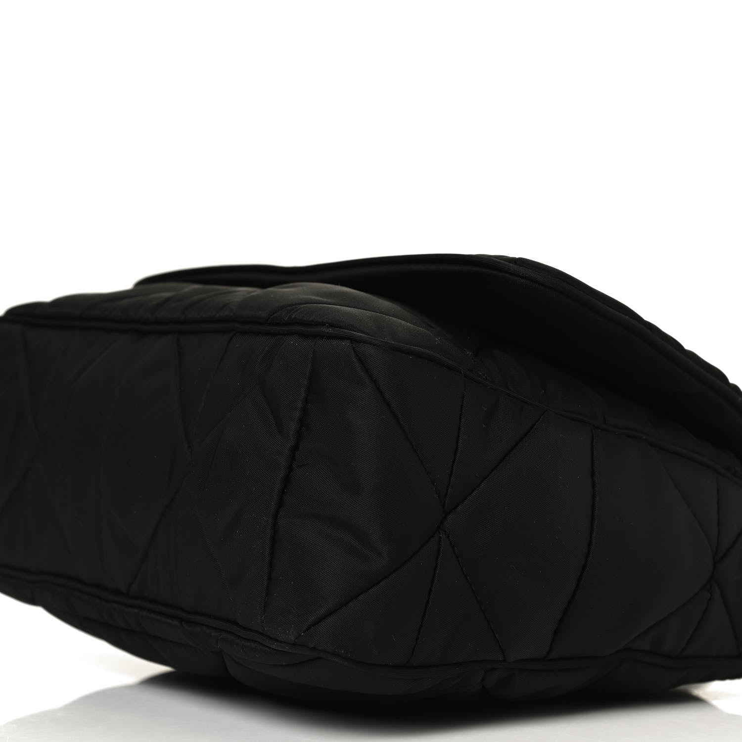 Prada Re-Nylon Quilted Padded Flap Shoulder Bag Black 10 of 10