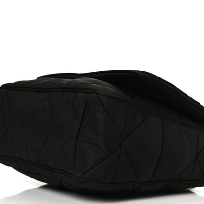 Prada Re-Nylon Quilted Padded Flap Shoulder Bag Black 10 of 10