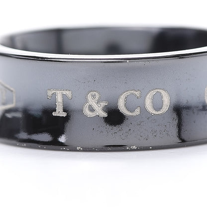 Tiffany Titanium 1837 Band Ring 51 5.75 5 of 6