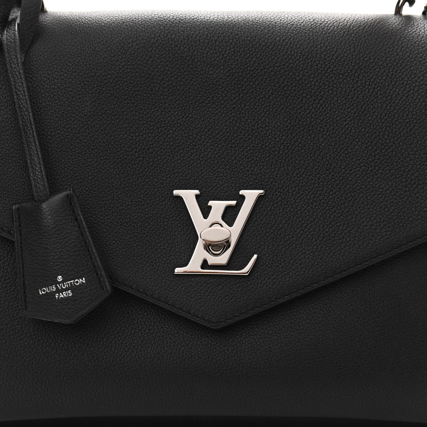 Soft Calfskin My Lockme Top Handle Black