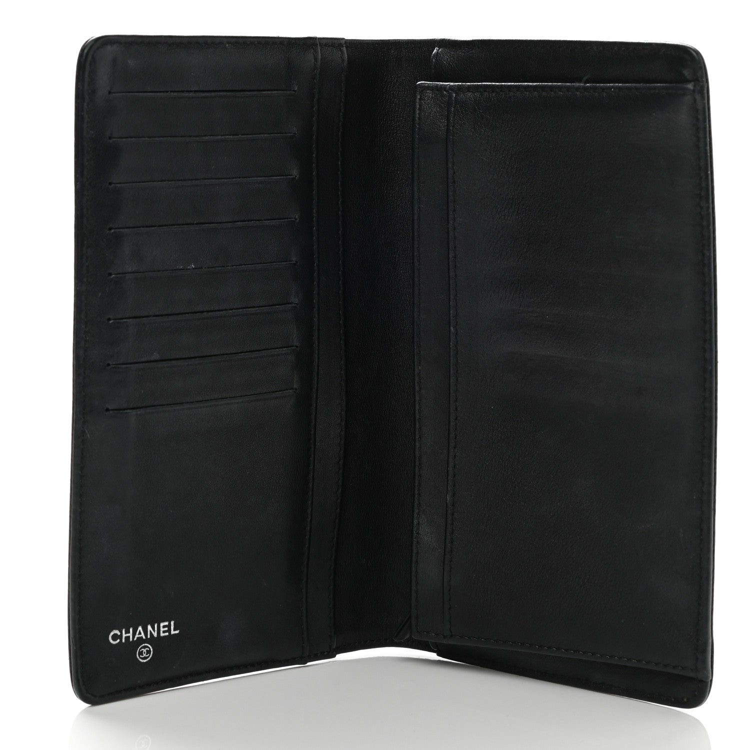 Chanel Caviar Timeless CC Yen Wallet Black 5 of 9