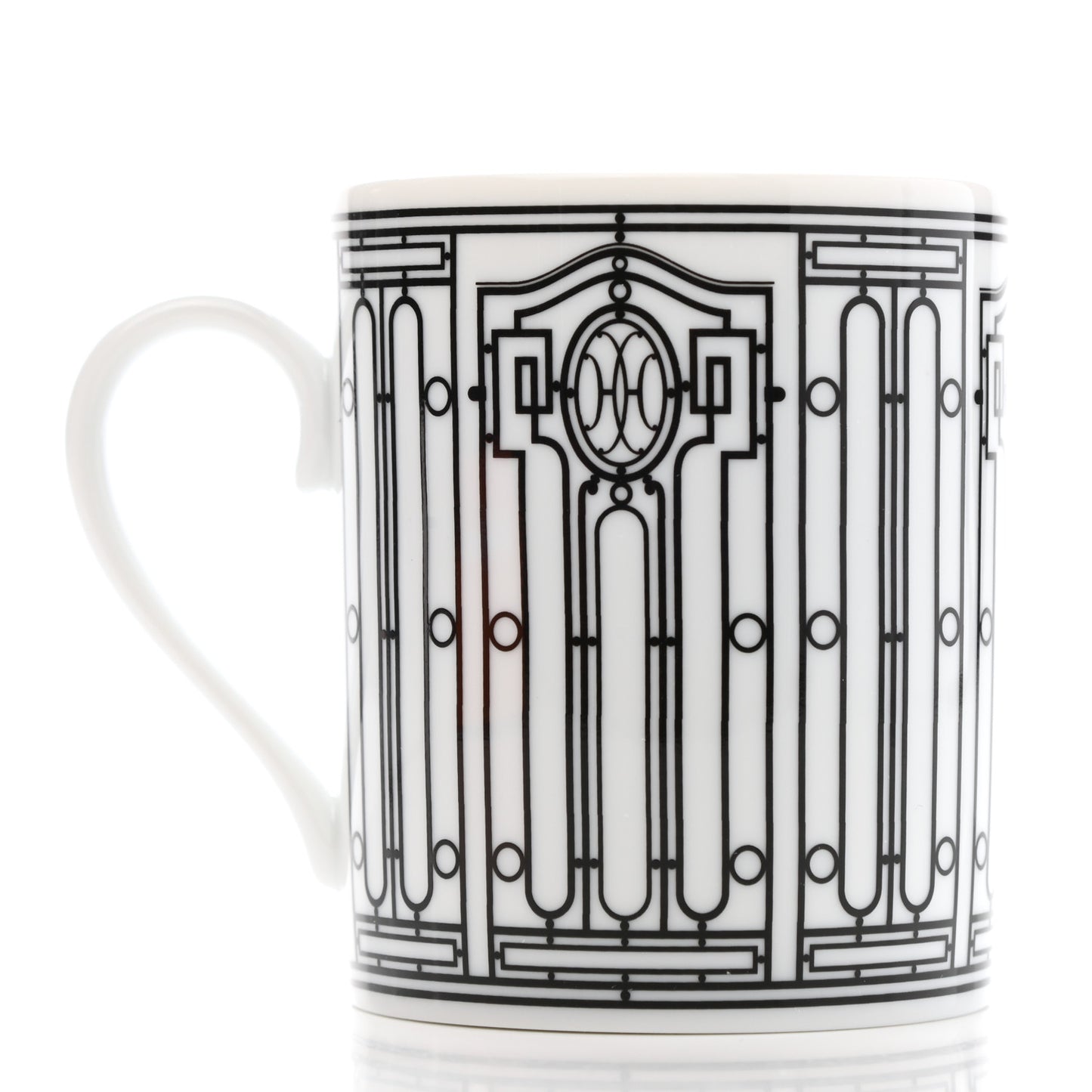 Porcelain H Deco Mug
