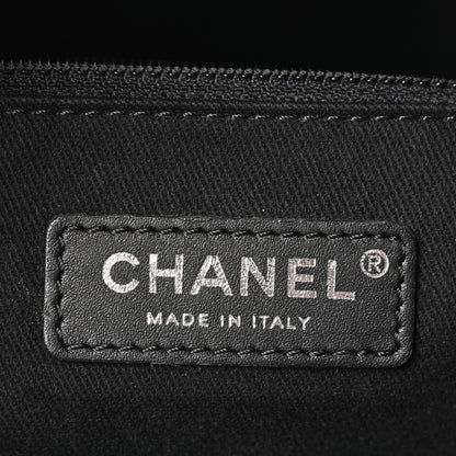 Chanel Lurex Canvas Small Deauville Tote Black 6 of 10