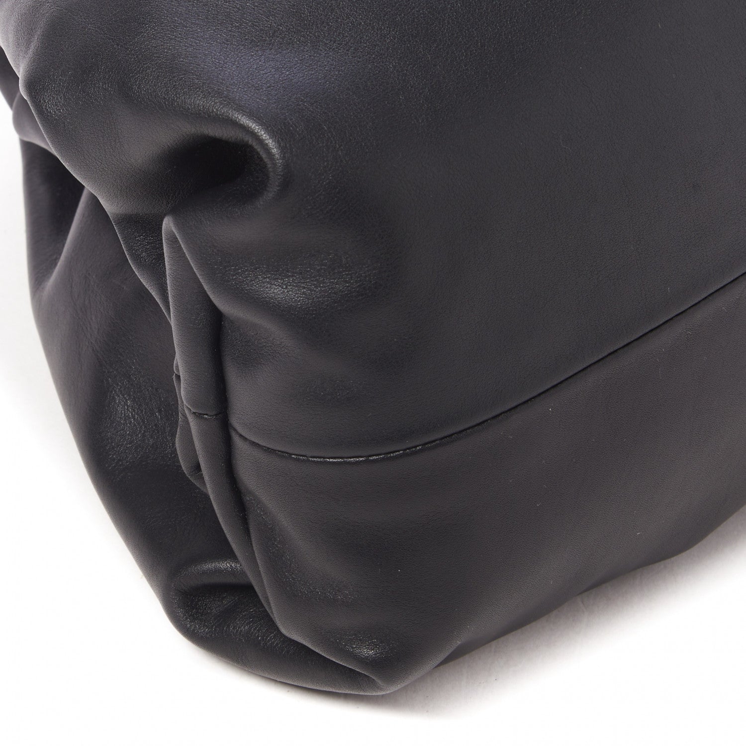 Bottega Veneta Smooth Butter Calf The Pouch Oversized Clutch Black 10 of 15