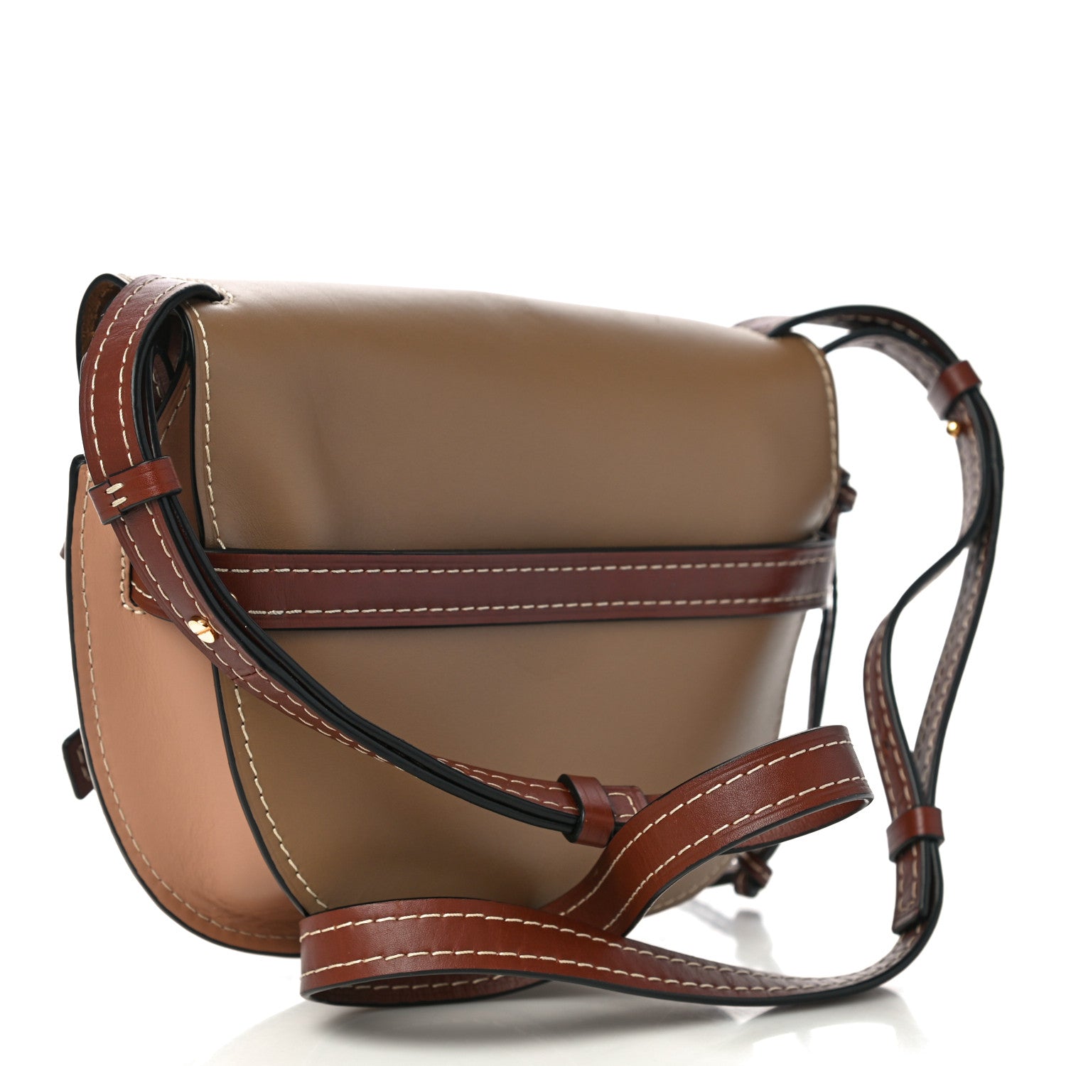 Loewe Calfskin Small Gate Crossbody Bag Taupe 3 of 10