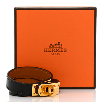 Hermes Box Kelly Double Tour Bracelet XS Black 7 of 7
