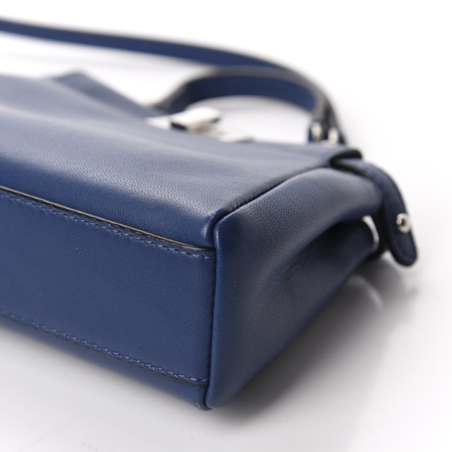 Shiny Nappa Micro Peekaboo Iconic Satchel Iris