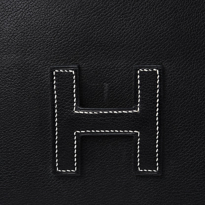 Hermes Evergrain Jige PM Clutch Black 7 of 9