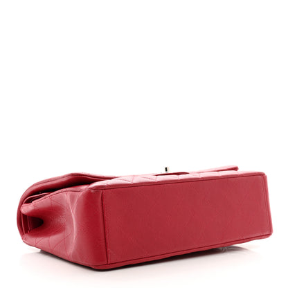 Chanel Iridescent Caviar Quilted Maxi Double Flap Red 4 of 11