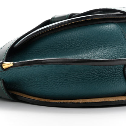 Loewe Grained Calfskin Mini Gate Crossbody Bag Petroleum Blue Cypress 9 of 10