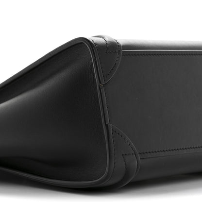 Celine Smooth Calfskin Nano Luggage Black 9 of 16