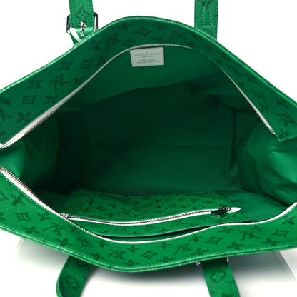 Louis Vuitton Vintage Monogram Everyday LV Cabas Zippe GM Green 4 of 8