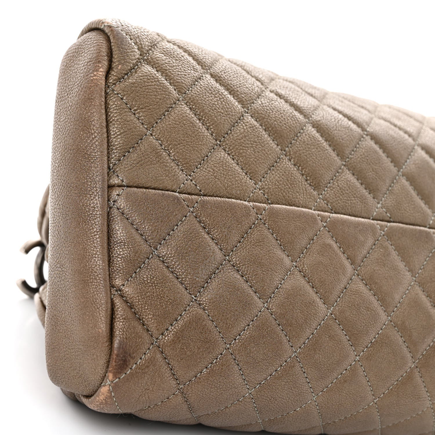 Chanel Caviar Quilted Medium Just Mademoiselle Beige 9 of 14