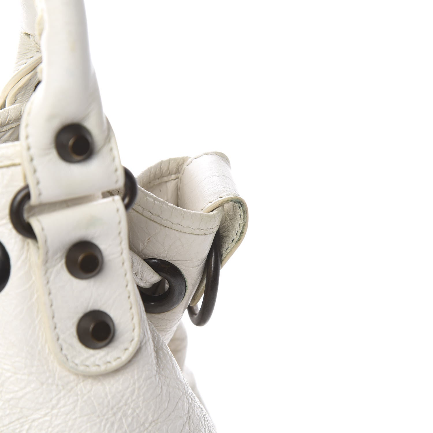 Balenciaga Agneau Classic Hardware Mini Pompon Ivory 14 of 14