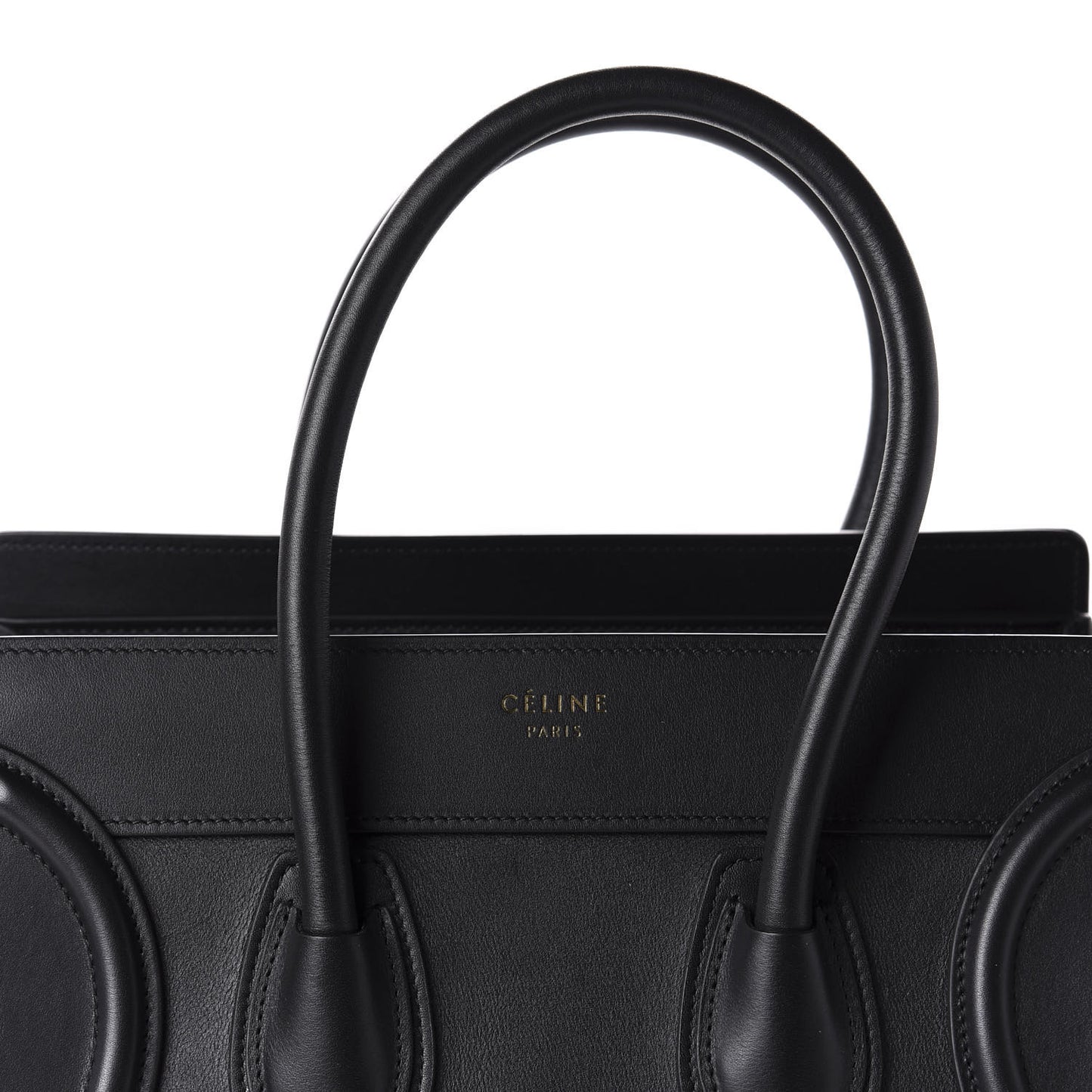 Smooth Calfskin Micro Luggage Black