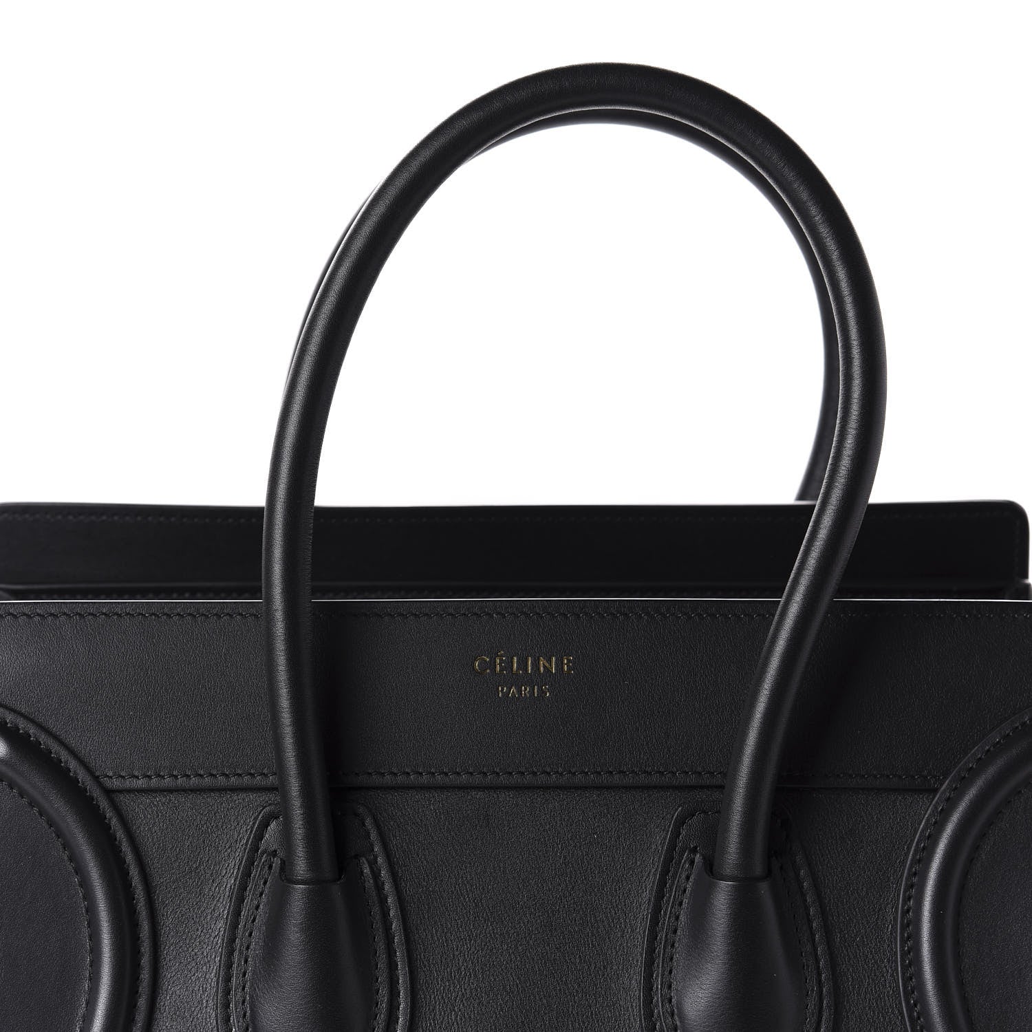 Celine Smooth Calfskin Micro Luggage Black 10 of 10