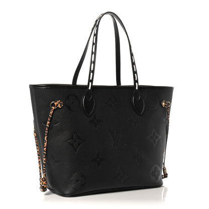 Louis Vuitton Empreinte Monogram Giant Wild At Heart Neverfull MM Black 3 of 11