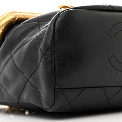 Chanel Lambskin Quilted My Crush Bag Black 9 of 10