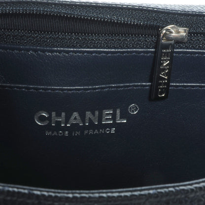 Chanel Caviar Jumbo Single Flap Dark Navy 7 of 9