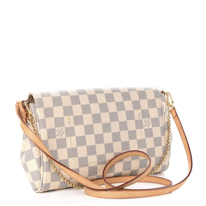 Louis Vuitton Damier Azur Favorite MM 3 of 10