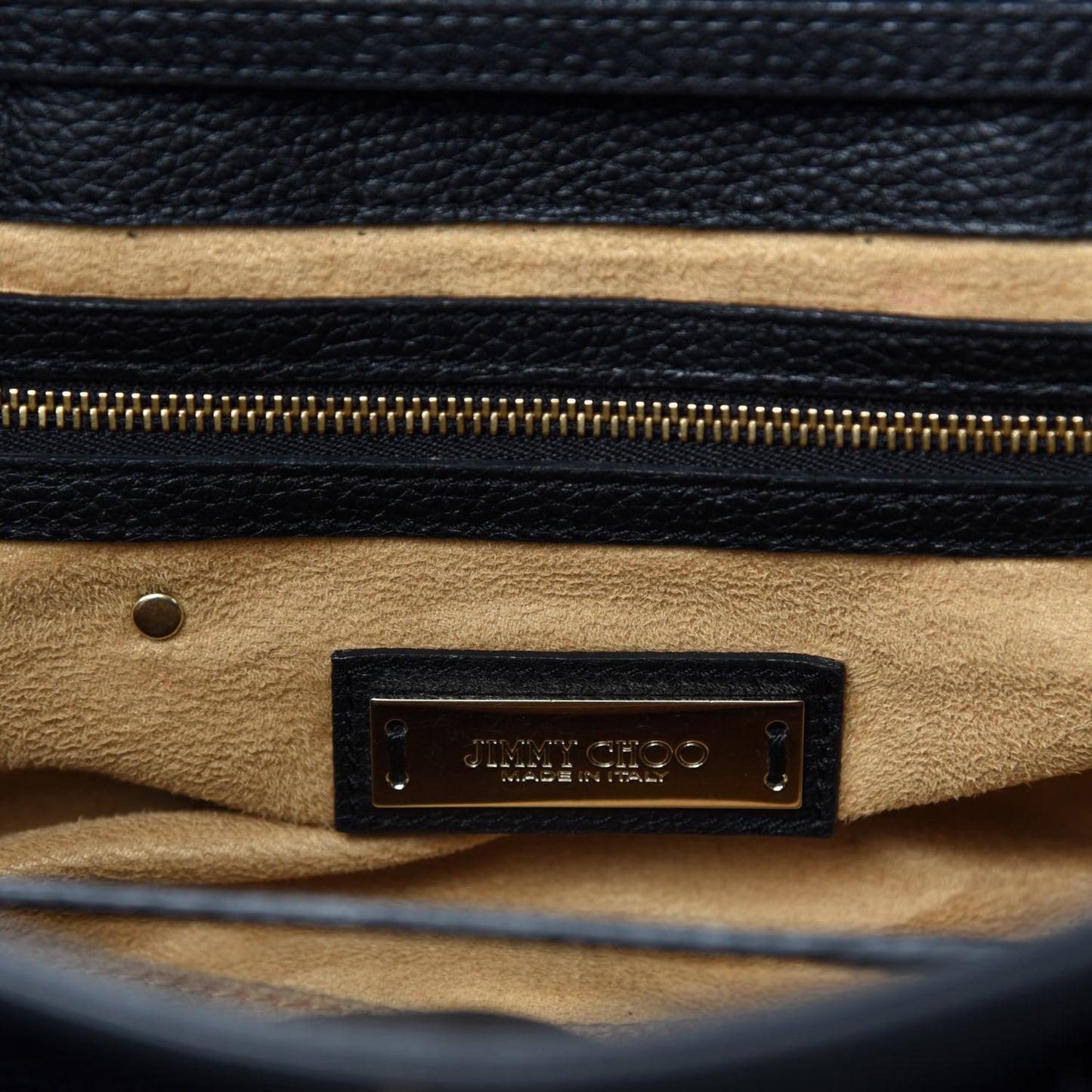 Calfskin Large Rosalie Satchel Black