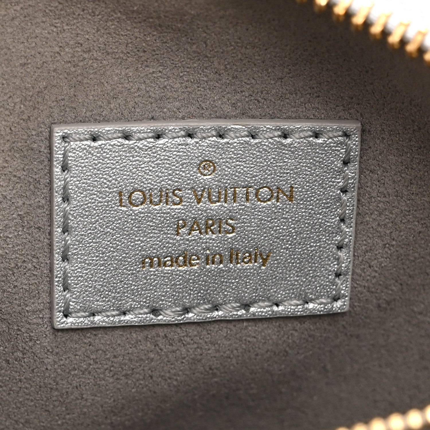 Louis Vuitton Lambskin Embossed Monogram Coussin BB Silver 8 of 12