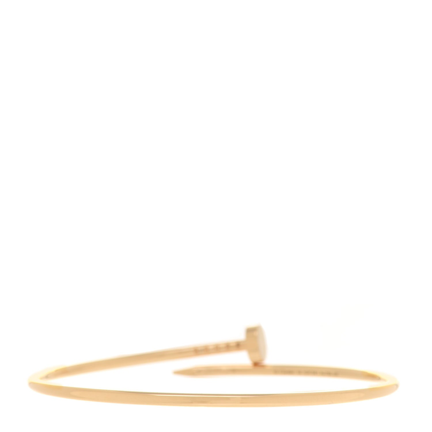 Cartier 18K Yellow Gold Small Juste Un Clou Bracelet 18 3 of 5