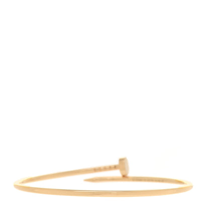 Cartier 18K Yellow Gold Small Juste Un Clou Bracelet 18 3 of 5