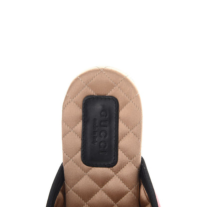 Gucci Velvet Embellished Evening Slippers 37 Pink 7 of 8