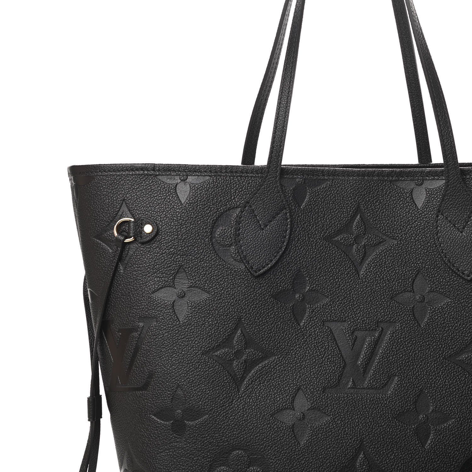 Louis Vuitton Empreinte Monogram Giant Neverfull MM Black 8 of 11