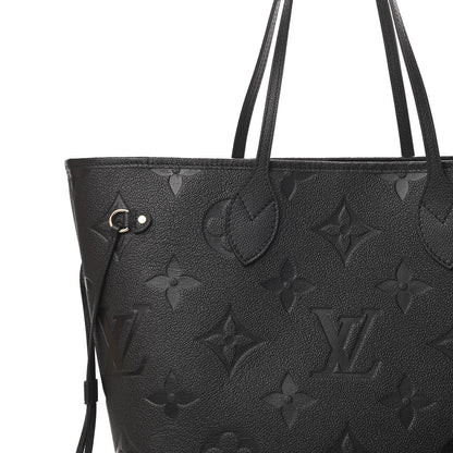 Louis Vuitton Empreinte Monogram Giant Neverfull MM Black 8 of 11
