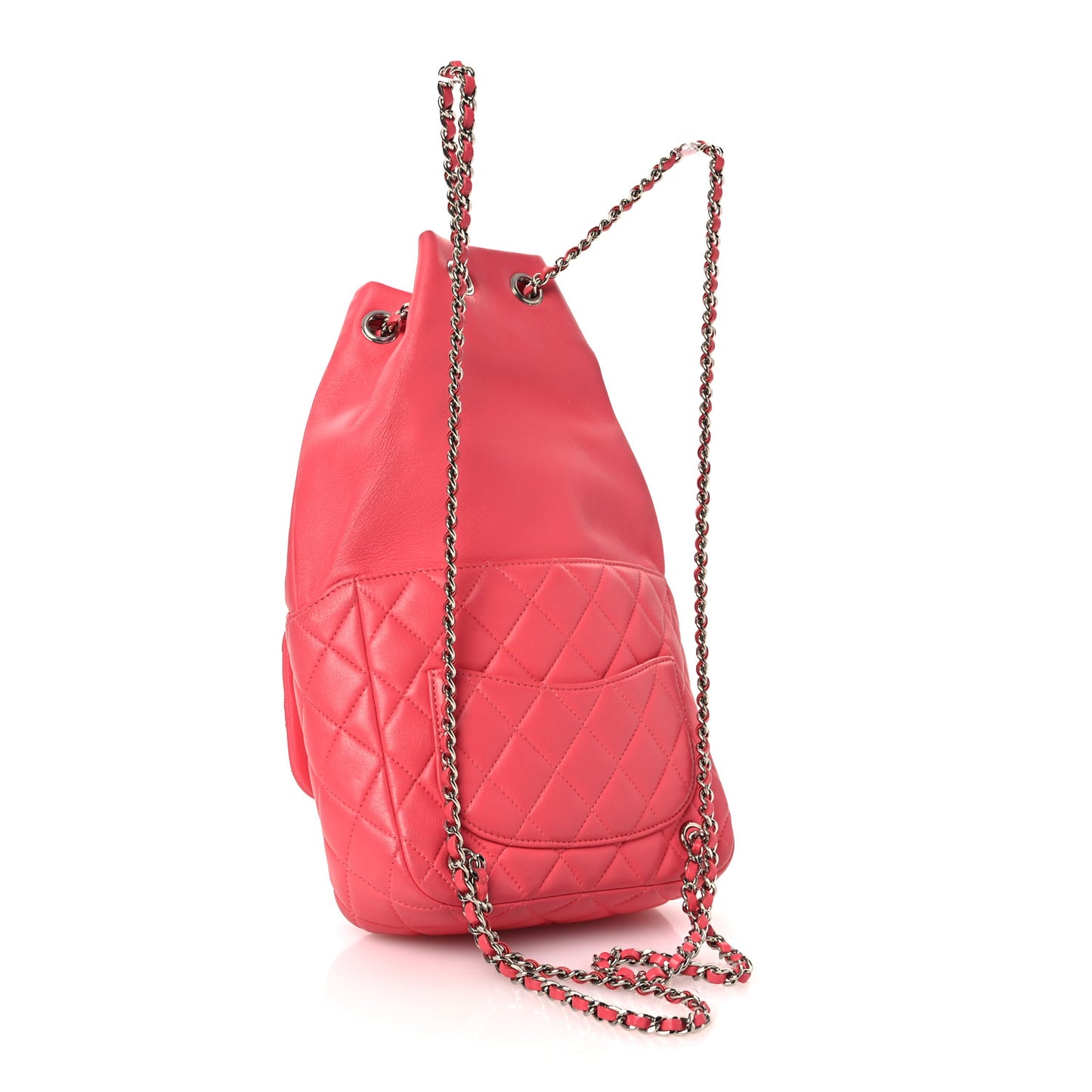 Lambskin Quilted Small in Seoul Backpack Pink