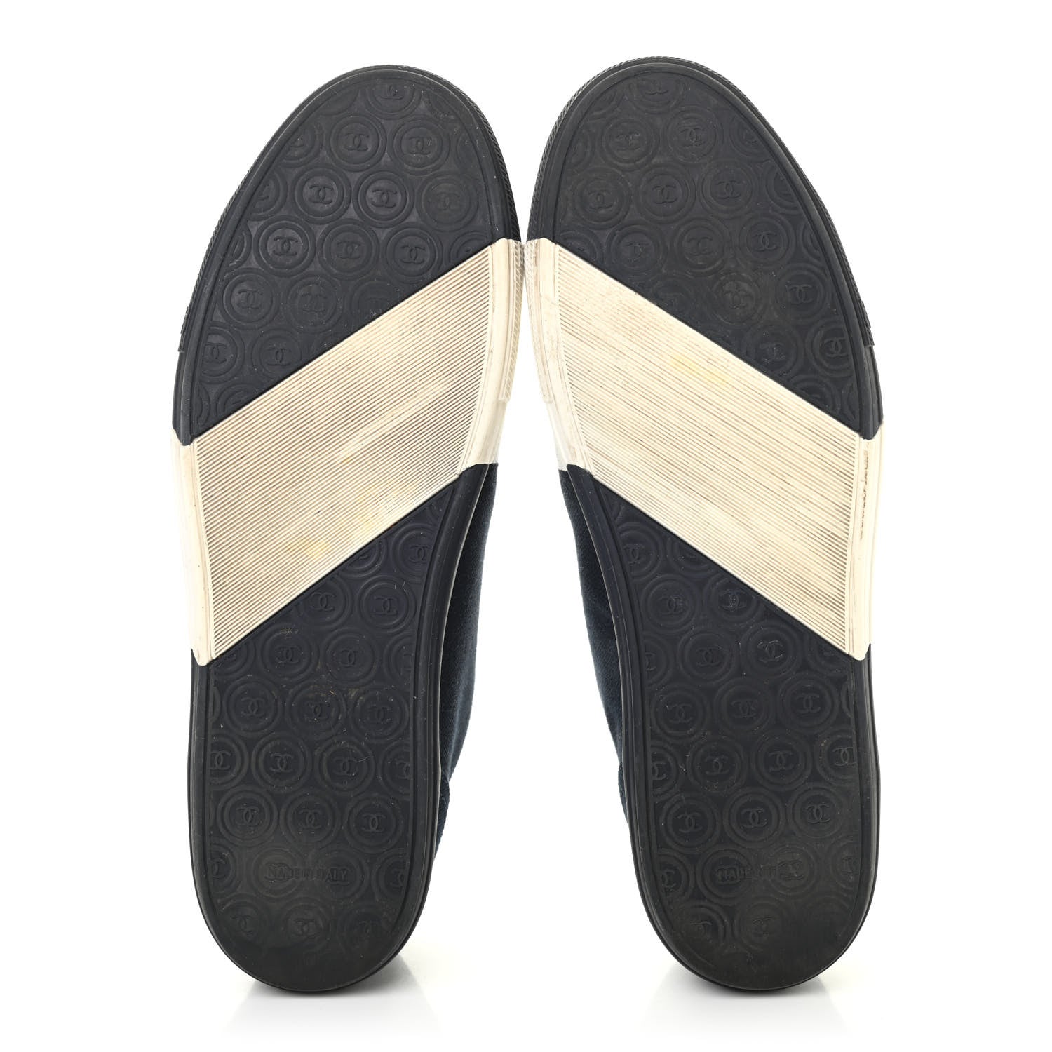 Chanel Canvas Tennis 37.5 Blue Marine White 5 of 12