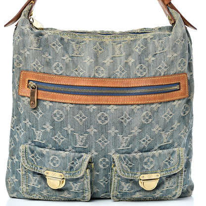 Louis Vuitton Denim Baggy GM Blue 8 of 20