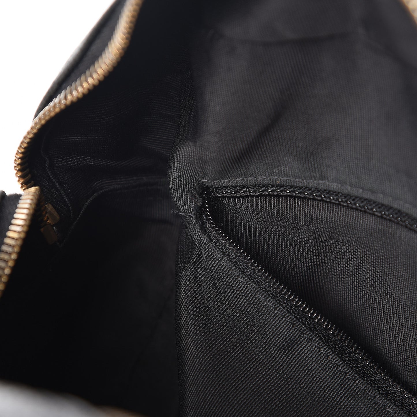 Caviar Quilted Large Bowler Black