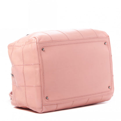 Chanel Caviar Square Stitched Bowler Pink 3 of 9