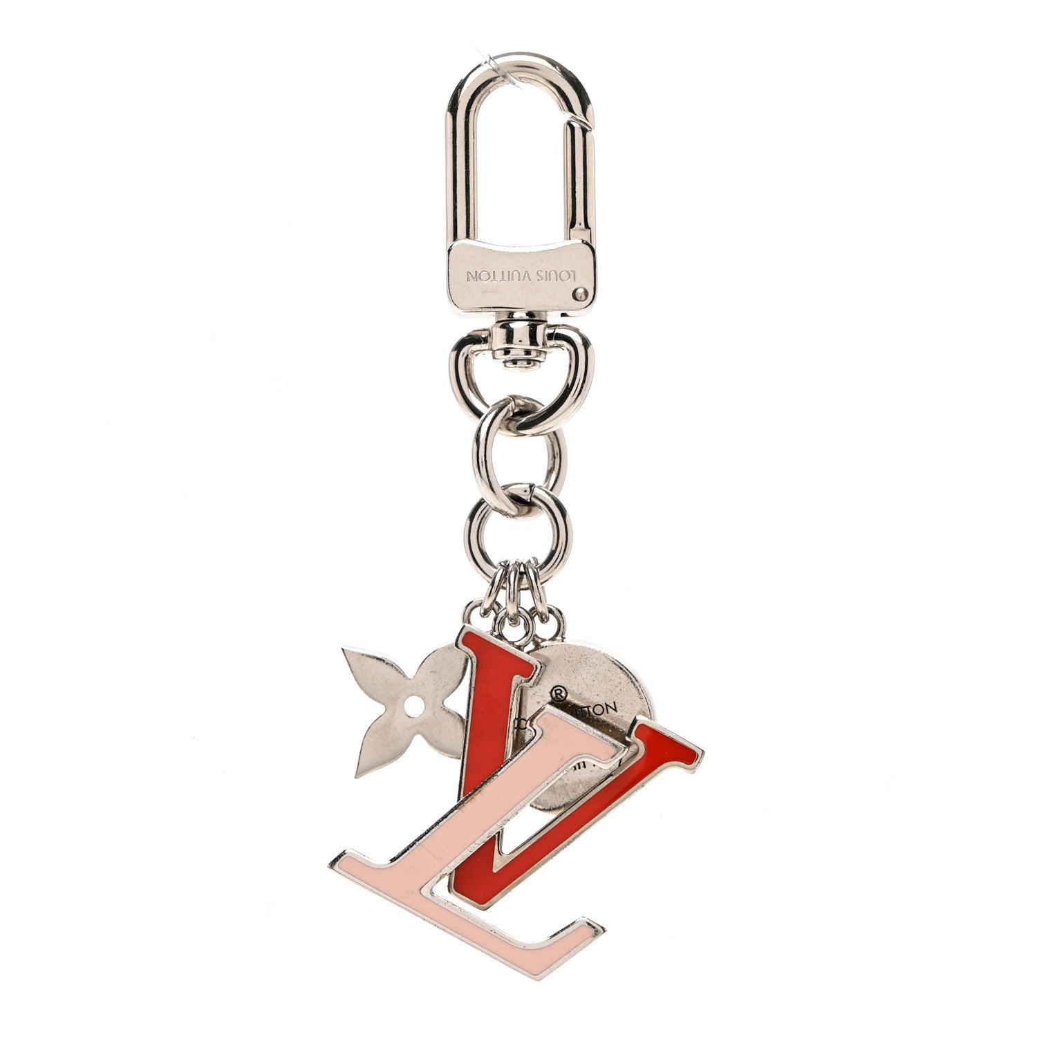 Louis Vuitton LV Capucines Bag Charm Key Holder Rouge Light Pink 1 of 3