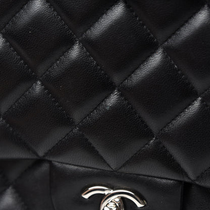 Chanel Lambskin Quilted Maxi Single Flap Black 9 of 13