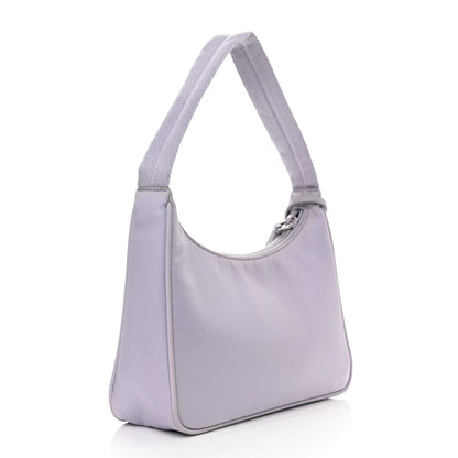 Prada Re-Nylon Saffiano Mini Re-Edition 2000 Bag Glicine 3 of 11