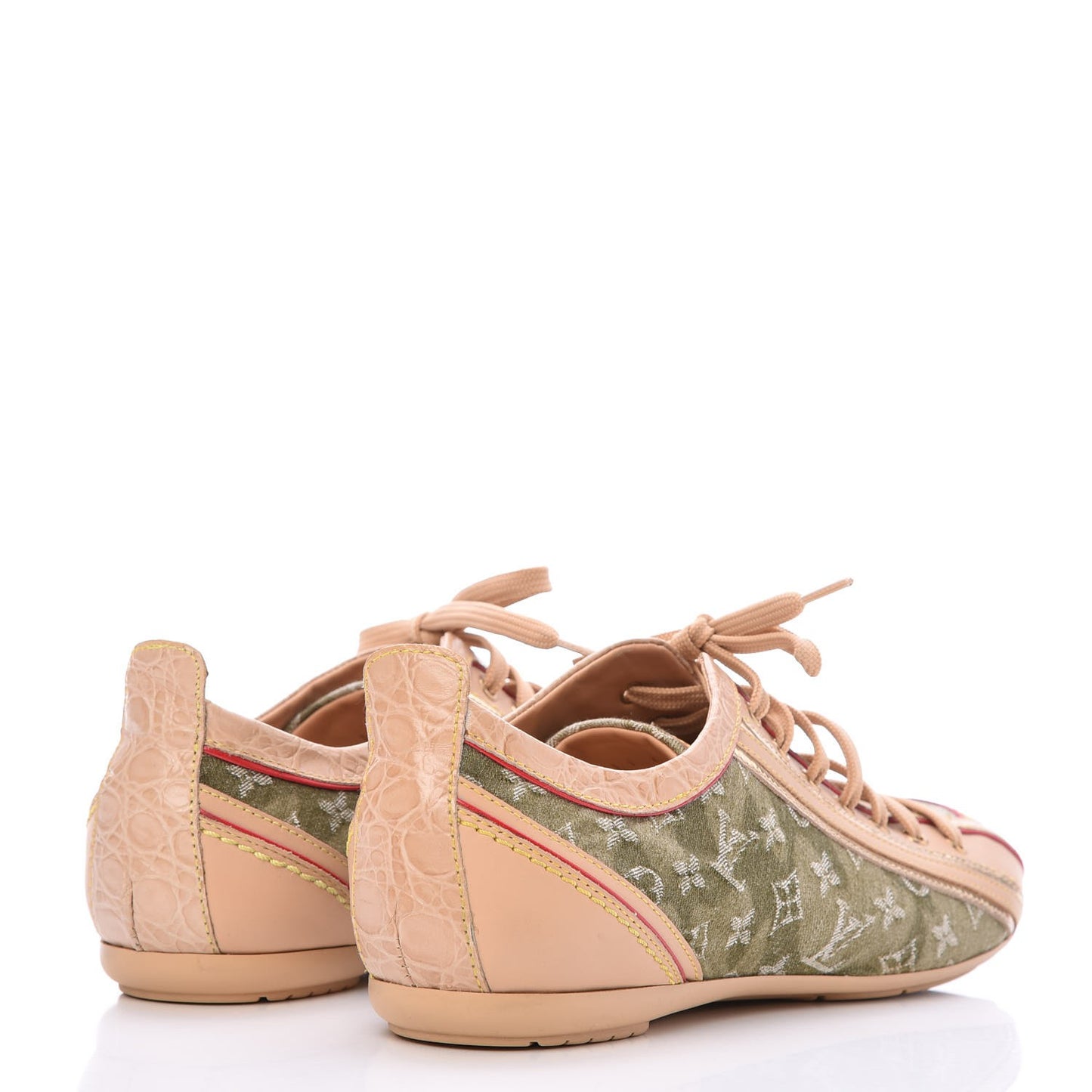 Monogramouflage Crocodile Embossed Sneakers 37